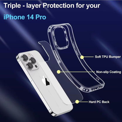 Hybrid Shockproof Back Cover Case for Iphone 16 - 11